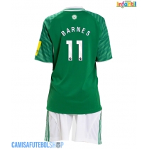 Camisa de time de futebol Newcastle United Harvey Barnes #11 Replicas 2º Equipamento Infantil 2025-26 Manga Curta (+ Calças curtas)